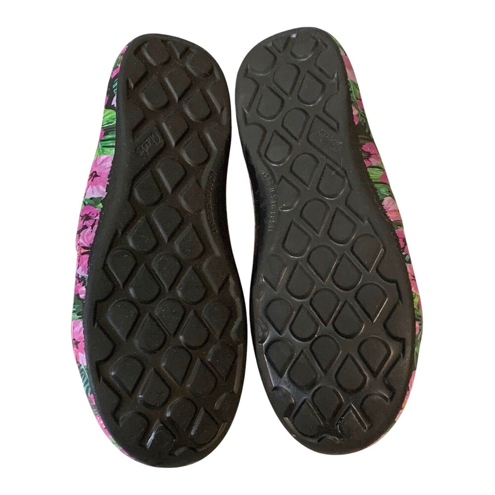 Tony Little CHEEKS Pink & Green Floral Health Comfort Slide- Size 11B - READ - Picture 8 of 9